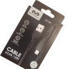 Кабел USB A мъжки, Apple Lightning VQ-D88, 2.4A, 1 м, ЧЕРЕН