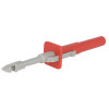 Clip with puncturing point, 136 mm, 10A, RED