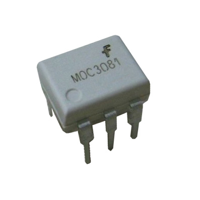 Optocoupler MOC3081 (triac driver), DIP-6