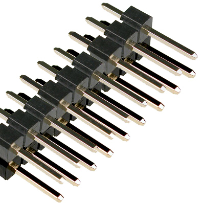 PIN Header 2.54 mm, 2x40P, PCB type, male