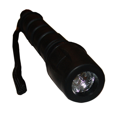 Torch Light, rubber 4 LED, (3xAA)