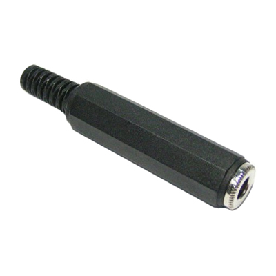 6.3 mm JACK, female ST, cable type, PVC