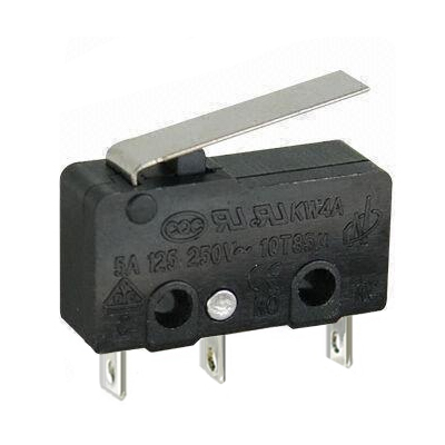 Limit Switch (ON)-ON, 5A/250VAC, lever 28 mm