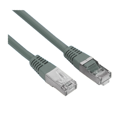 PATCH кабел CAT-5E, FTP, 1 м, СИВ 