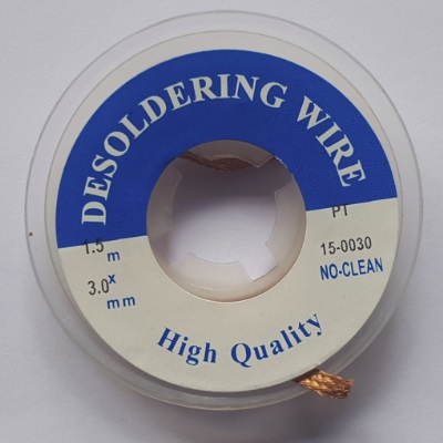 Desoldering Braid (3.0 mm), 1.5 m