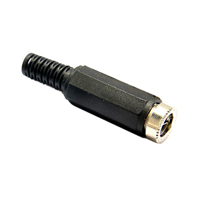 Букса захранваща DC, мъжка, кабелна, (5.5х2.5 мм)