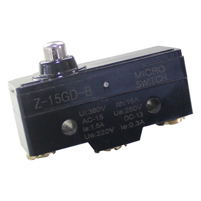 Limit Switch (ON)-ON, 15A/250VAC, H:8 mm plunger