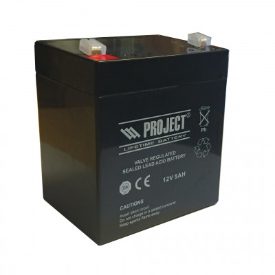 Sealed Lead Acid Battery, 12V/5.0Ah, general purpose