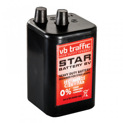 Battery STAR, 4R25, 6V, zinc-carbon