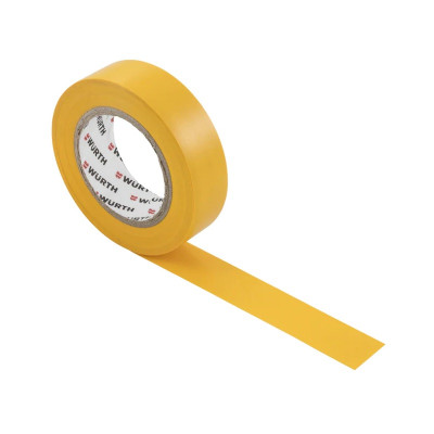 Electrical Insulation Tape WURTH (0.15x15mm), 10m, YELLOW