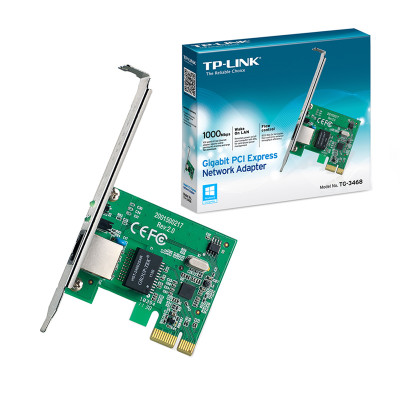 Gigabit Network Adapter PCI-E x1, Low profile, 10/100/1000 Mbps