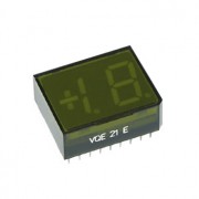 Image of Double LED Digit Display VQE21, 12.7 mm, common cathode, GREEN