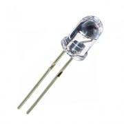 Image of LED 5 mm FD-5TW-1, 15000mcd 20deg, WHITE waterclear