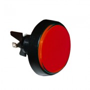 Image of Arcade Game Button Switch M24, OD:60 mm, (ON)-ON, 6A/250VAC, RED
