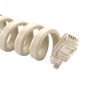 Image of Headset Cable RJ male, RJ male, spiral 2 m