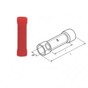 Image of Insulated Butt Connector (BV1.25), RED