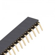Image of Female Header 2.54 mm, 1x40P, PCB type angled 90°