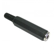 Image of 6.3 mm JACK, female ST, cable type, PVC
