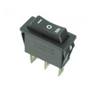 Image of Rocker Switch 28x10 mm, 3P ON-OFF-ON, 15A/250VAC
