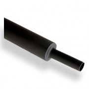 Image of Heat Shrinkable Tubing Adhesive Lined OD:2.40 mm (1.00 m), BLACK