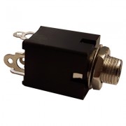 Image of 6.3 mm JACK 4P, female ST, panel type, PVC, switched 