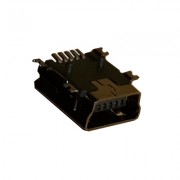 Изображение за Съединител USB-B mini 5P женски, платков ъглов, SMT 