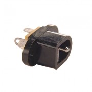 Image of DC Power Jack male, panel type, (5.5x2.5 mm)