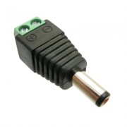 Image of DC Power Plug female, (5.5x2.1x11 mm), screw terminal