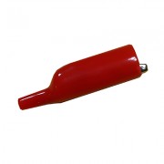Image of Crocodile Clip, 55 mm insulated, banana type, RED 