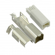 Изображение за Съединител USB-B мъжки, кабел