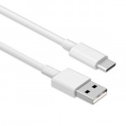 Изображение за Кабел USB 2.0 A мъжки, USB 2.0 C мъжки, 0.5 м, БЯЛ