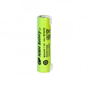 Image of Battery Cell AAA 1.2V, 700 mAh, Ni-MH, GP (leads)