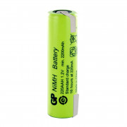 Image of Battery Cell AA 1.2V, 2200 mAh, Ni-MH, GP (leads)