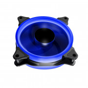 Изображение за Вентилатор Makki 120x120x25 HB, Blue LED Double Ring