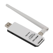 Изображение за Безжичен адаптер TP-LINK WL-N 150M USB + Ext. Antenna /TL-WN722N, вън. антена