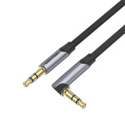 Image of Cable 3.5 mm male/3.5 mm male RA STEREO (3.8x1.6 mm) Cu METAL, 1 m