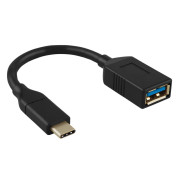 Image of USB 3.0 OTG (On The Go)  Cable C male, A female, 0.2 m