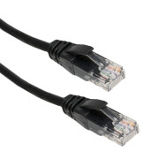 Image of PATCH Cable CAT-5E, U/UTP, Cu, 5 м, BLACK