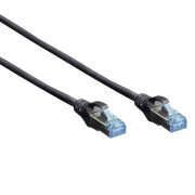 Image of PATCH Cable CAT-5E, U/UTP, CCA, 15 m, BLACK