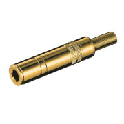 Image of 6.3 mm JACK, female ST, cable type, METAL