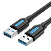 Image of USB Cable 3.0 A male, USB 3.0 A male VENTION, 1.5 m