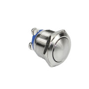 Image of Push Button Switch M19х15mm, OD:22 mm, OFF-(ON), SPST, 1A/250VAC, dome
