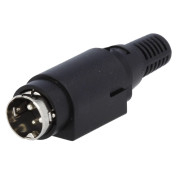 Image of DC Power Plug male DIN 3P, cable type