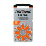 Image of RAYOVAC 13 Hearing Aid Battery AC13, R754, 1.45V, Zinc-Air (ZnO2)