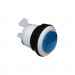 Arcade Game Button Switch M28, OD:33 mm, (ON)-ON, 6A/250VAC, WHITE/BLUE
