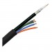 Composite Cable, Video+2x(0.60+0.30 mm2), OD:9 mm