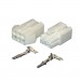 Connector 4.50 mm 6P (2x3P), 8A/300V, wire to wire, /pair/