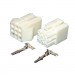 Connector 4.50 mm 9P (3x3P), 6A/300V, wire to wire, /pair/