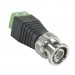 BNC male, cable type, METAL/PVC, screw terminal