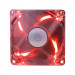 Вентилатор DEEPCOOL 80x80x25 HB, Red LED /XFAN 80L/R
